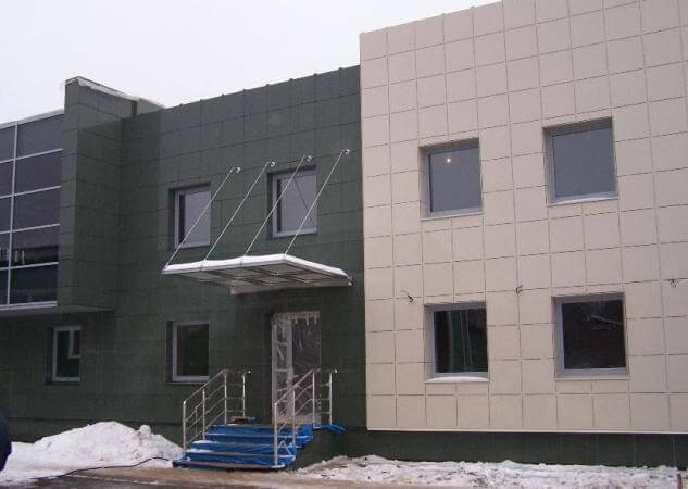 Вентилируемый фасад из металлокассет Вентилируемый фасад из металлокассет