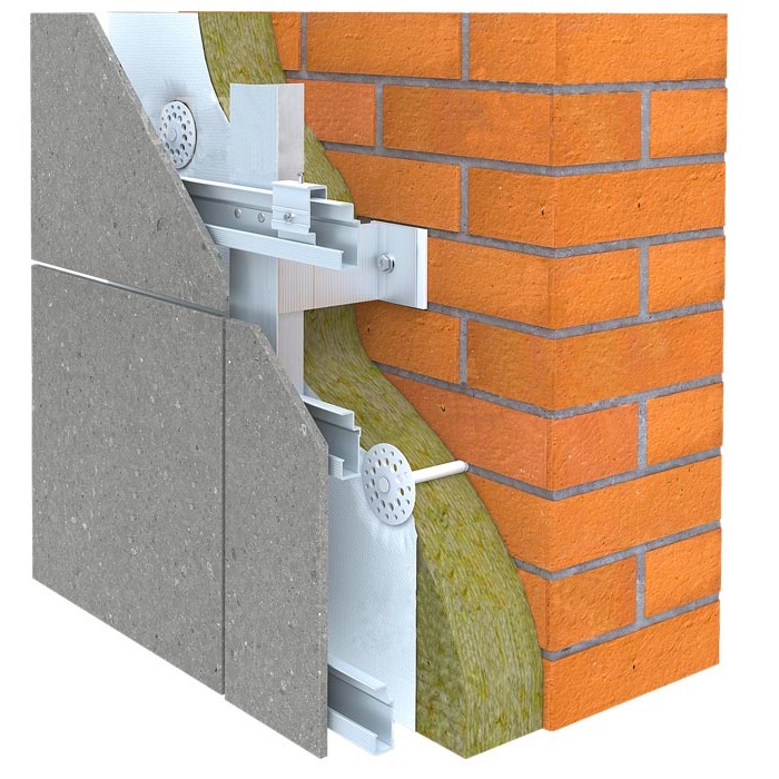 Вентилируемый фасад из искусственного камня Вентилируемый фасад из искусственного камня