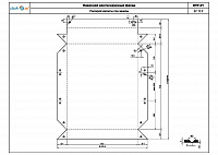Раскрой кассеты под зацепы Раскрой кассеты под зацепы